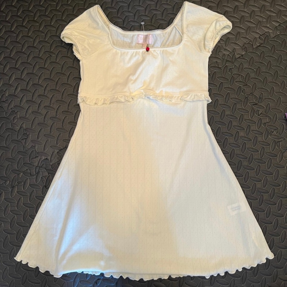 Frankie’s Bikinis x SYDNEY SWEENEY Rue Ruffle Mini Dress